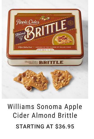 Williams Sonoma Apple Cider Almond Brittle - Starting at $36.95