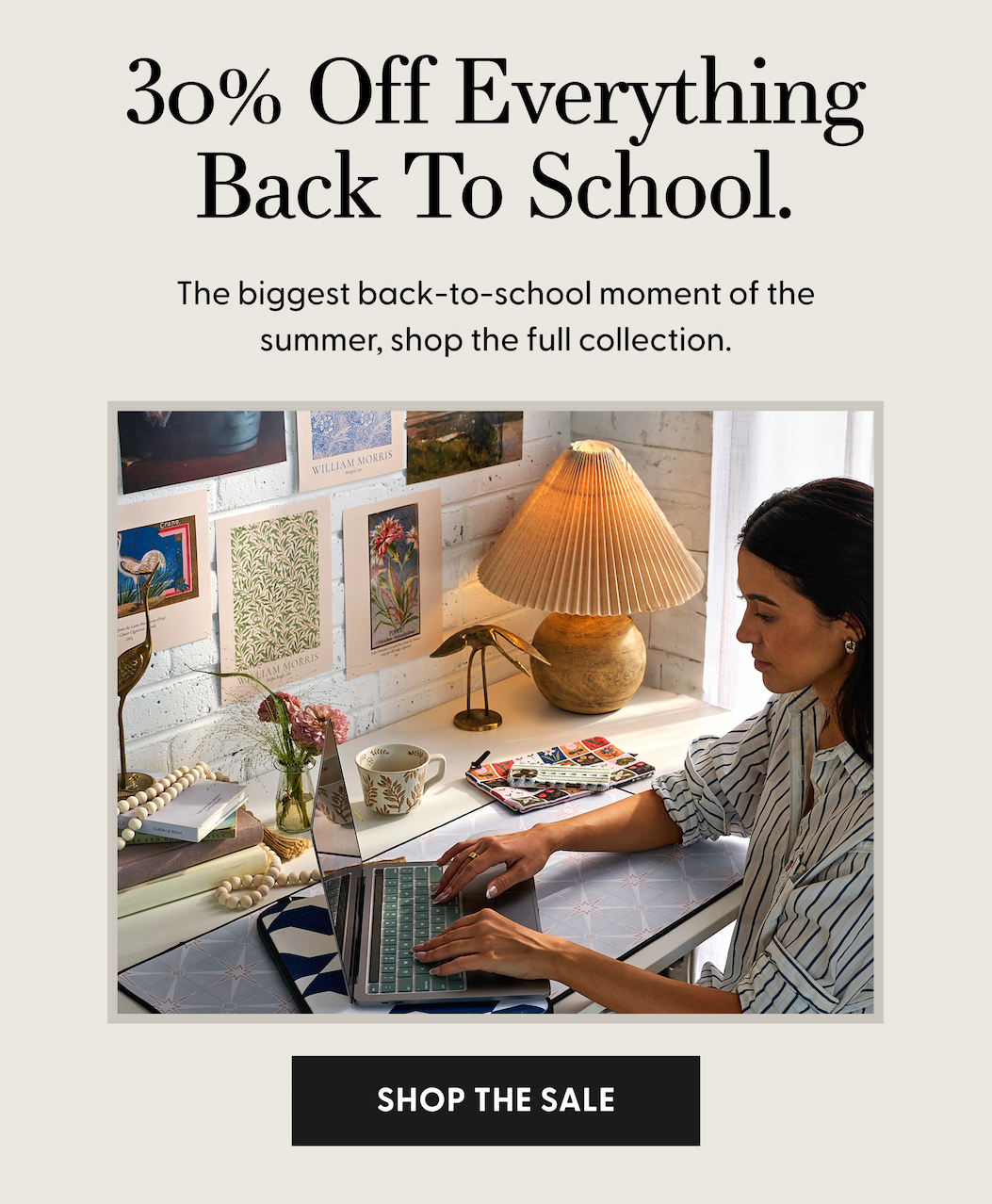 30% Off Everything Back To School