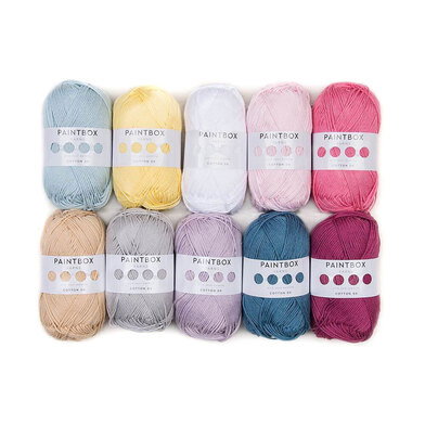 Paintbox Yarns Cotton DK 10 Ball Colour Pack