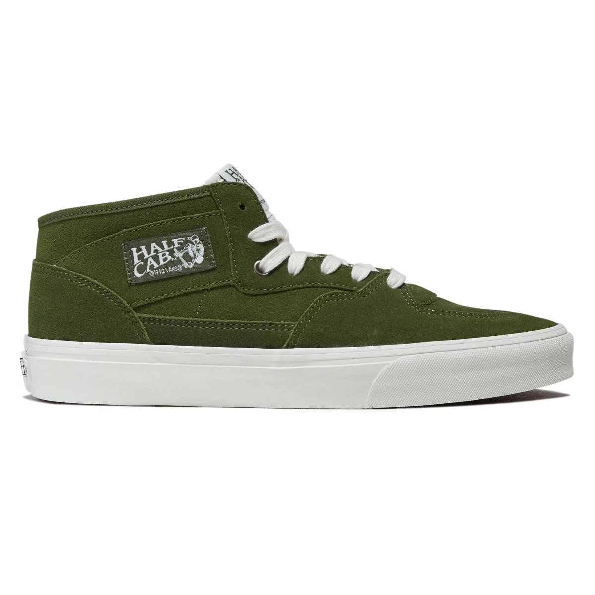 Image of Vans Half Cab Decon Shoes - Suede Green
