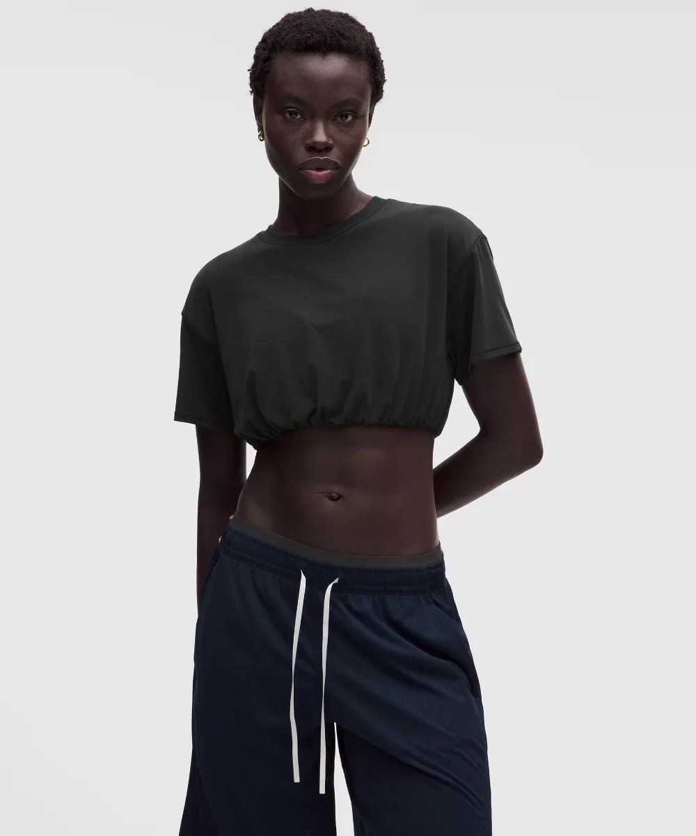 Jersey Training Super-Cropped T-Shirt