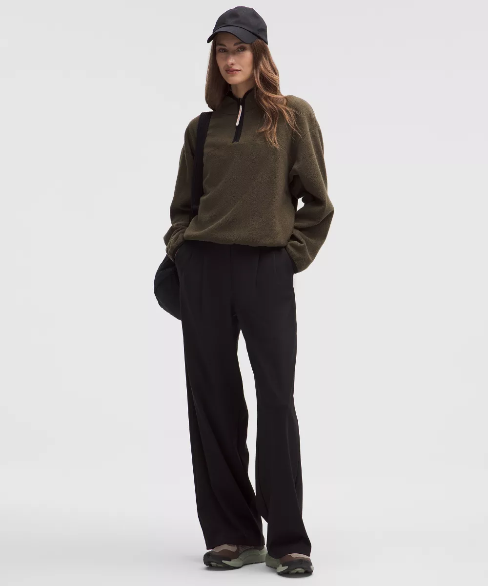 Tumbled Fleece Half-Zip Jacket
