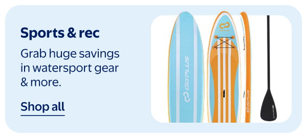 Sports & rec - Grab huge savings in watersport gear & more.