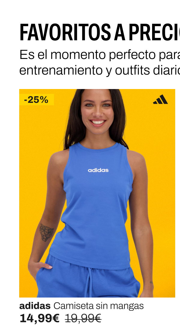 adidas Camiseta sin mangas