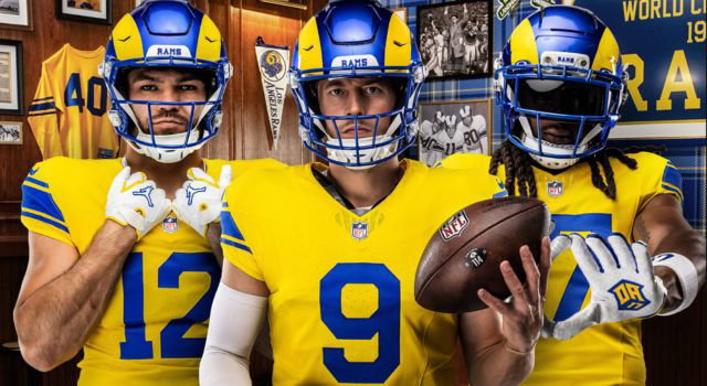 Rams unveil Fearsome White, Classic Sol alternate uniforms ahead of 2026 season