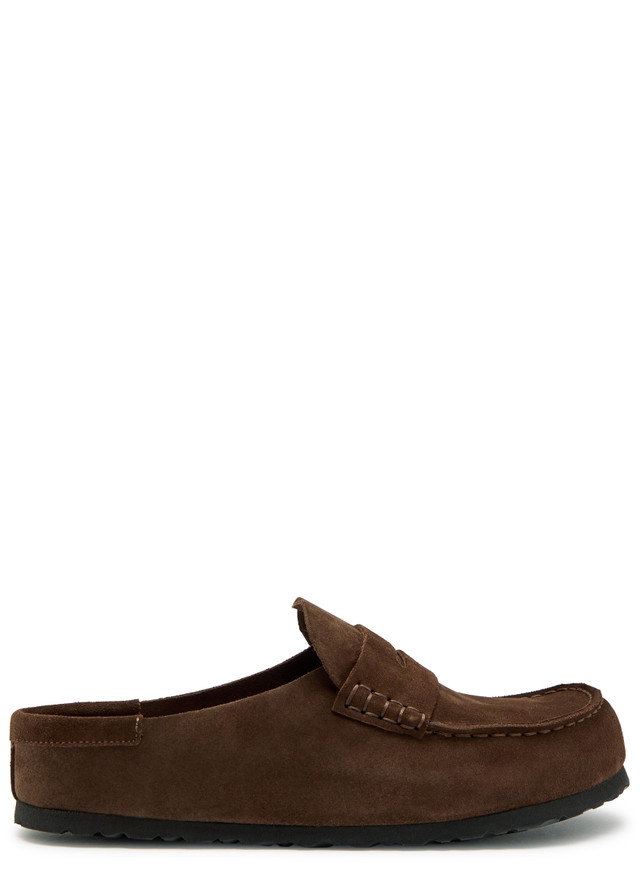 BIRKENSTOCK Naples Wrapped suede loafers