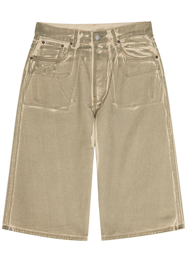 ACNE STUDIOS Two-tone denim shorts