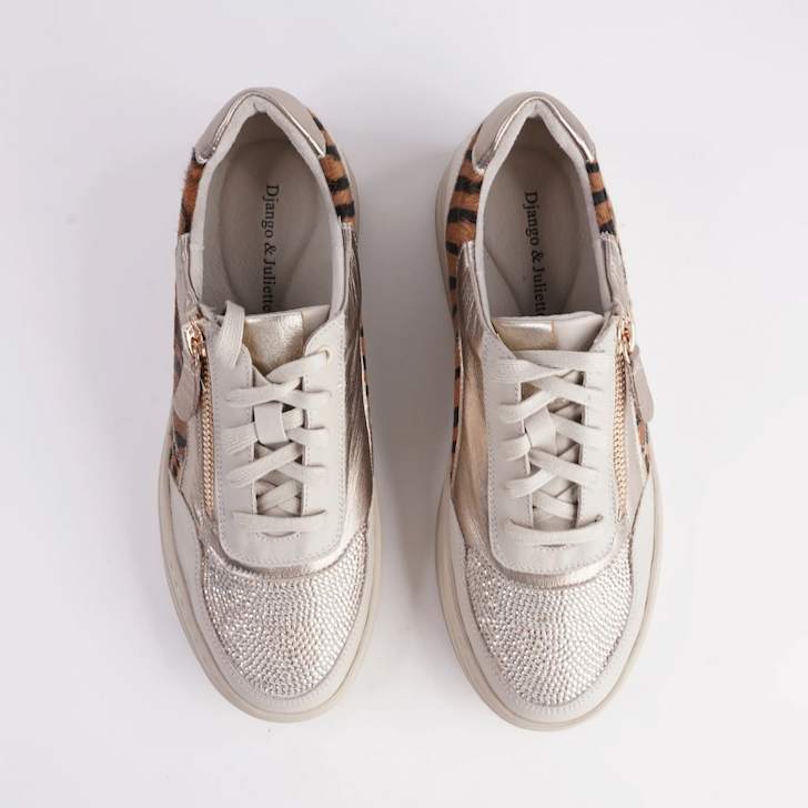 Diamantés and Tiger Print