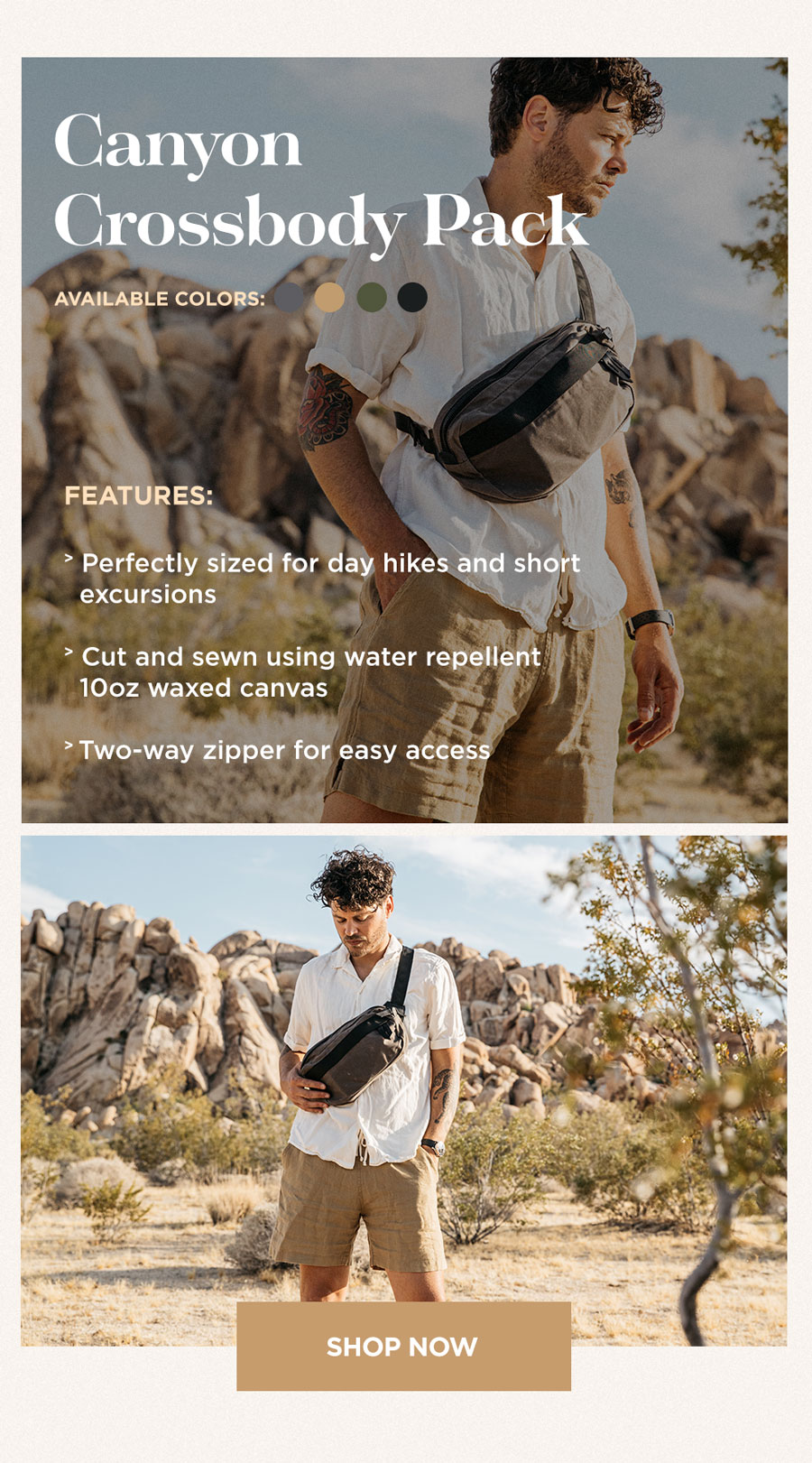 Canyon Crossbody Packs - Shop Now