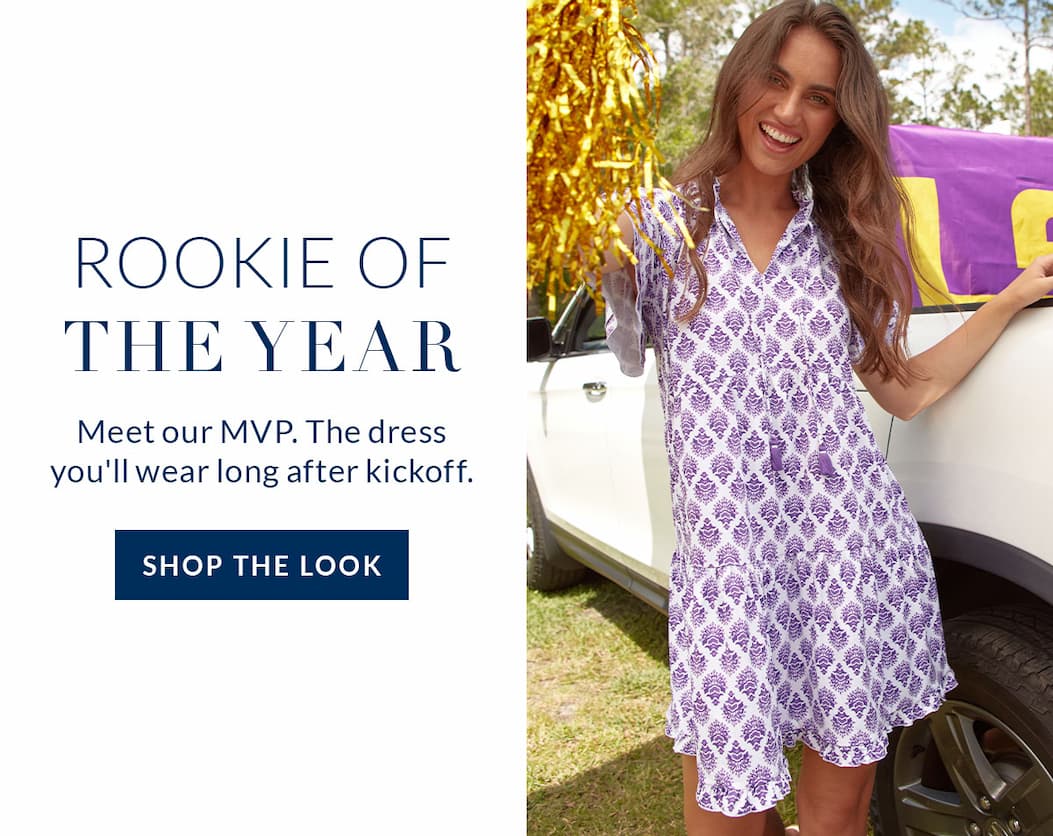 Shop our best-selling Purple Game Day Short Sleeve Tiered Dress