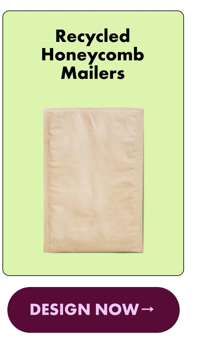 Recycled Honeycomb Mailers