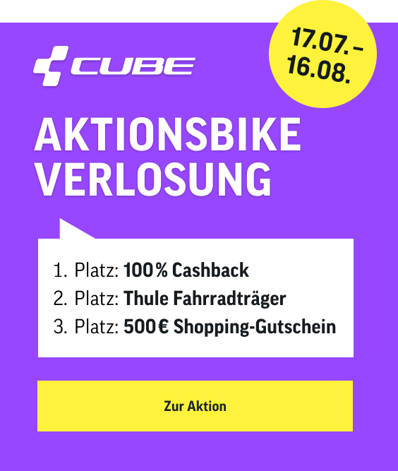 Cube Aktionsbike Verlosung 