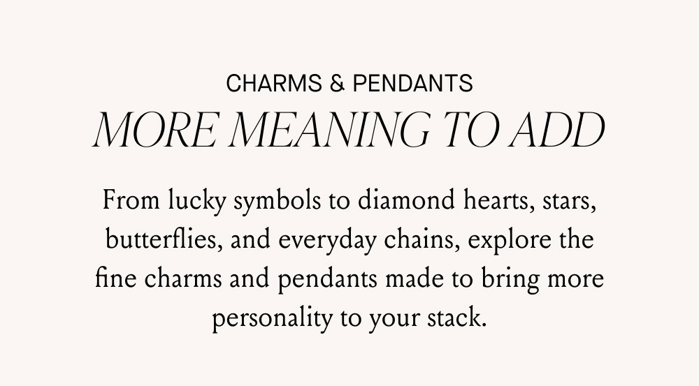 CHARMS & PENDANTS