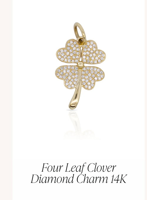 Honey Bee Diamond Charm 14k