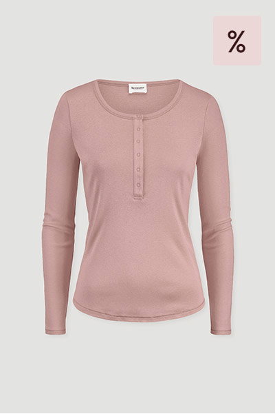 Softrib Longsleeve Henley Fitted aus Bio-Baumwolle und Tencel™ Modal