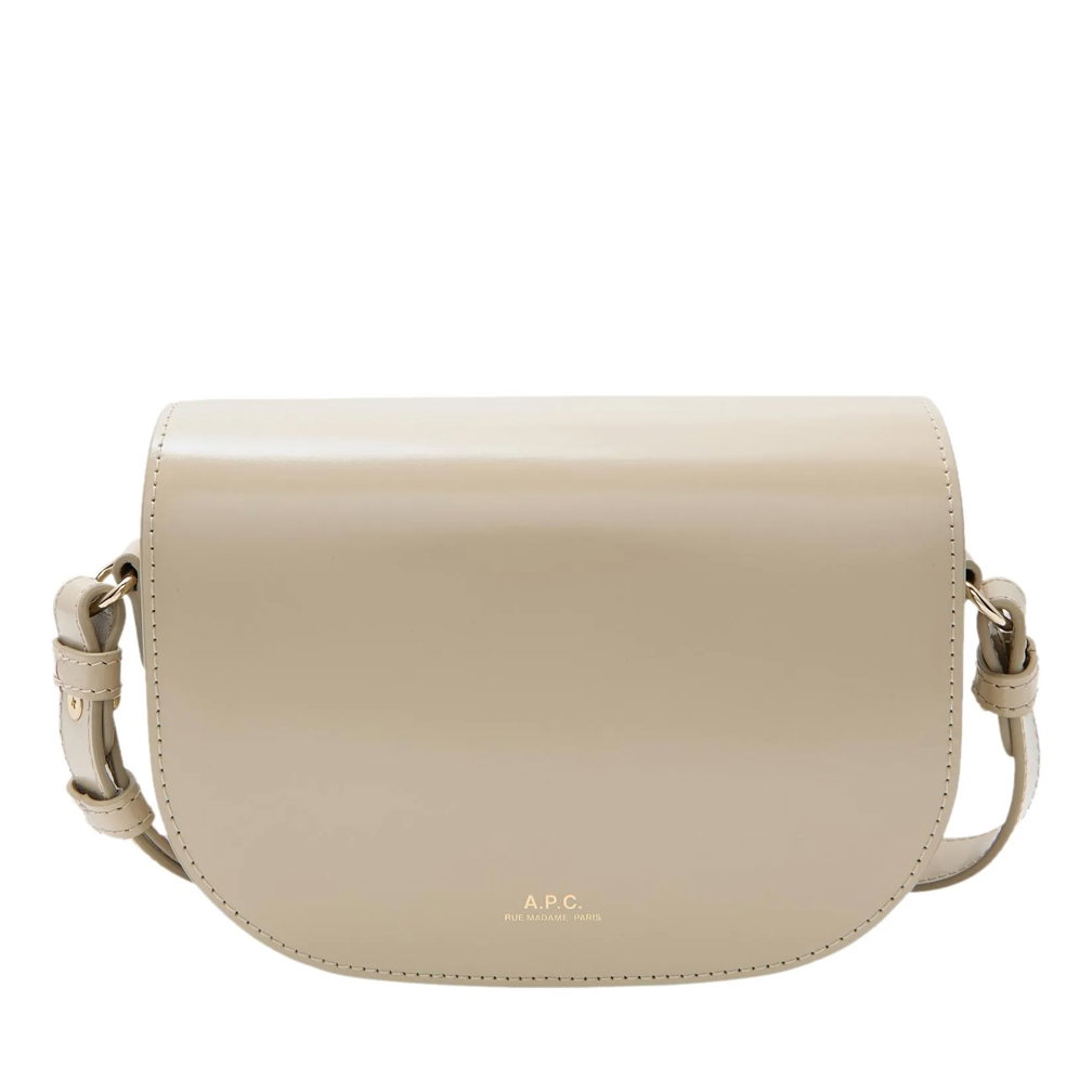 A.P.C. Le B-Side Small Aad Ecru Crossbody Bag