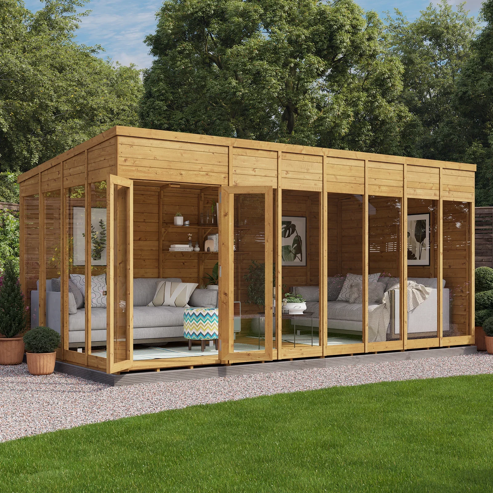 Image of BillyOh Bella Tongue and Groove Pent Summerhouse