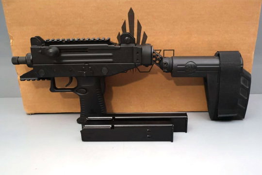IWI UZI PRO Pistol 9mm 4.5" w/Box & Pistol Brace