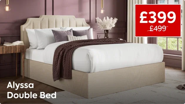 Alyssa Ottoman Upholstered Bed Frame | Was £499 Now £399