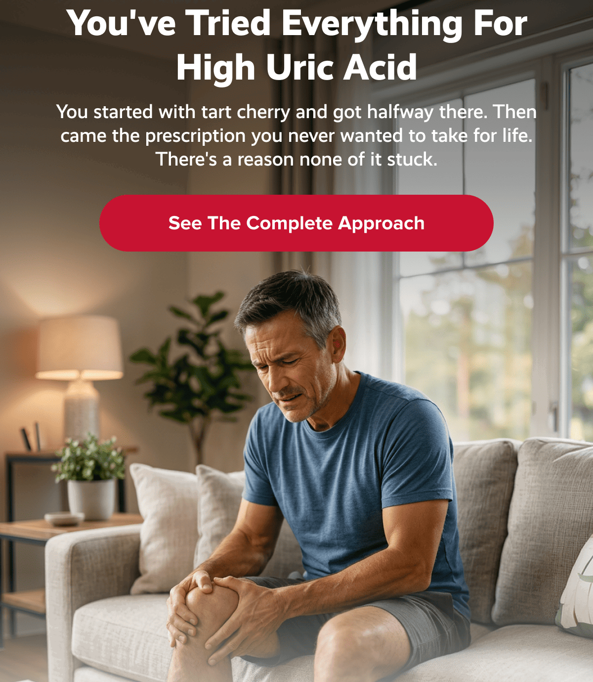 You've tried everything for high uric acid | You started with tart cherry and got halfway there. Then came the prescription you never wanted to take for life. There's a reason none of it stuck. | See the complete approach