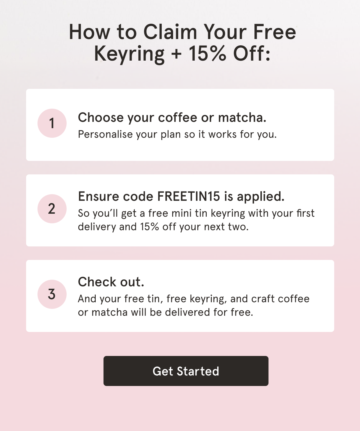 How to claim your free keyring