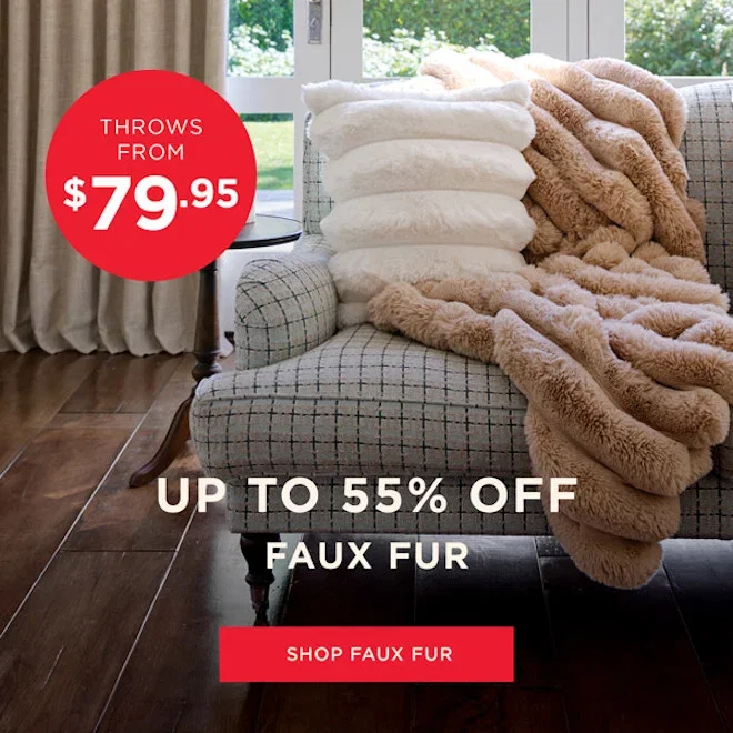 Up To 55% Off Faux Fur