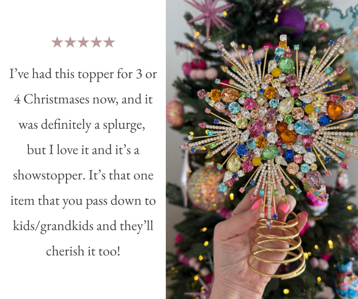 Starlight Tree Topper in Multi