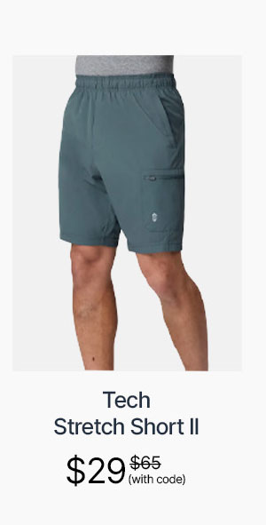 men's tech stretch short II