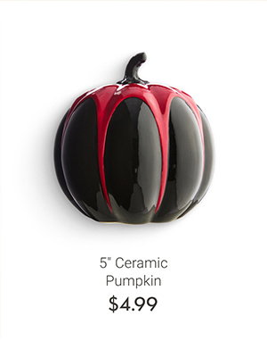5" Ceramic Pumpkin