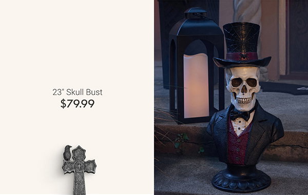 23" Skull Bust