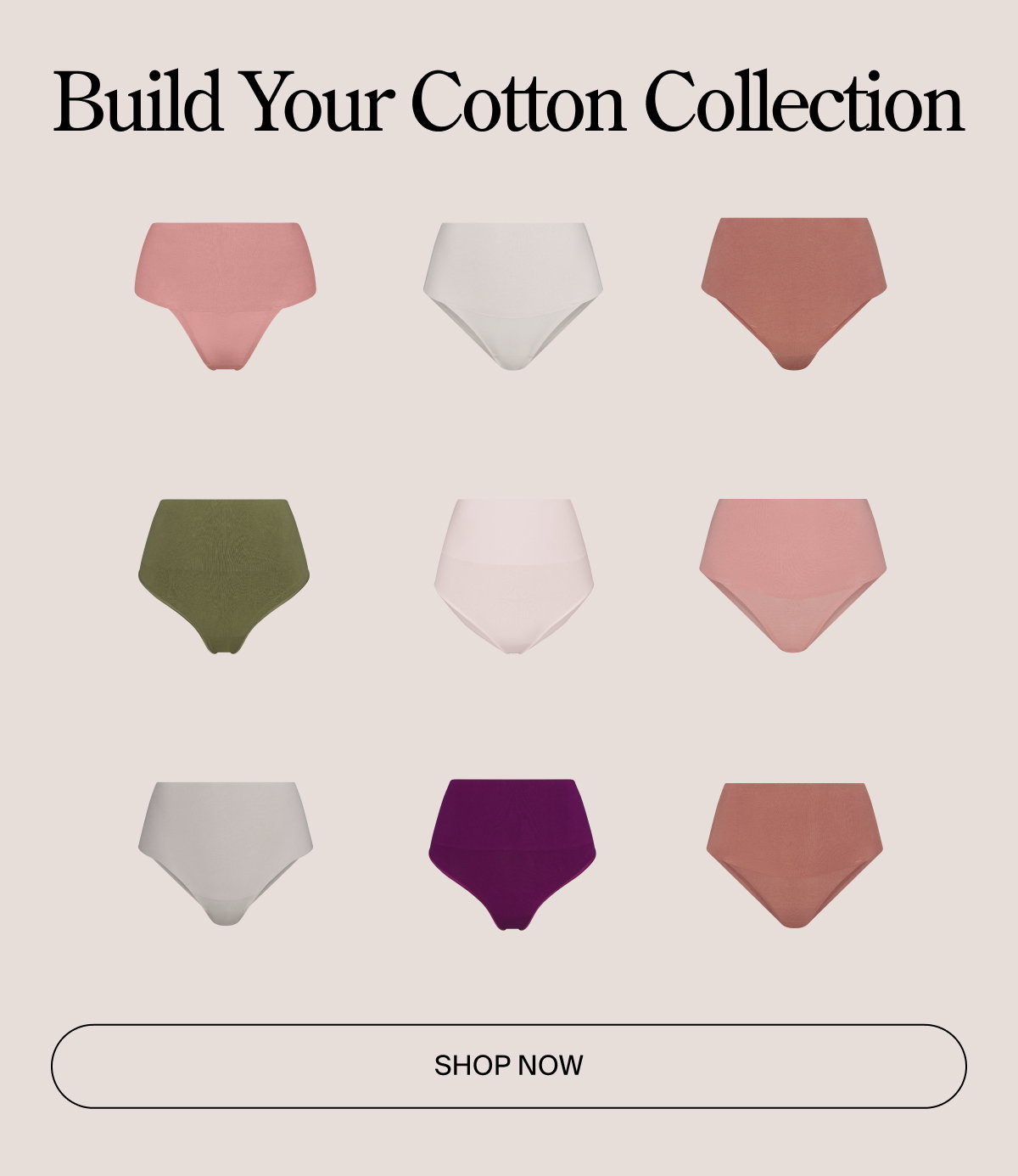 Build your cotton collection
