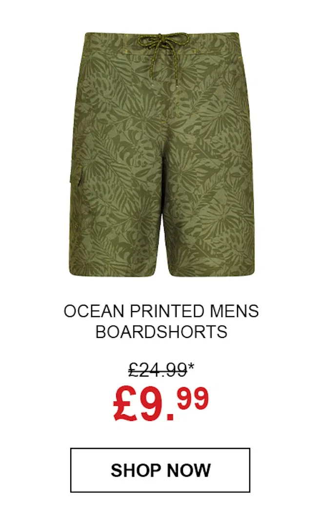 Ocean Printed Mens Boardshorts