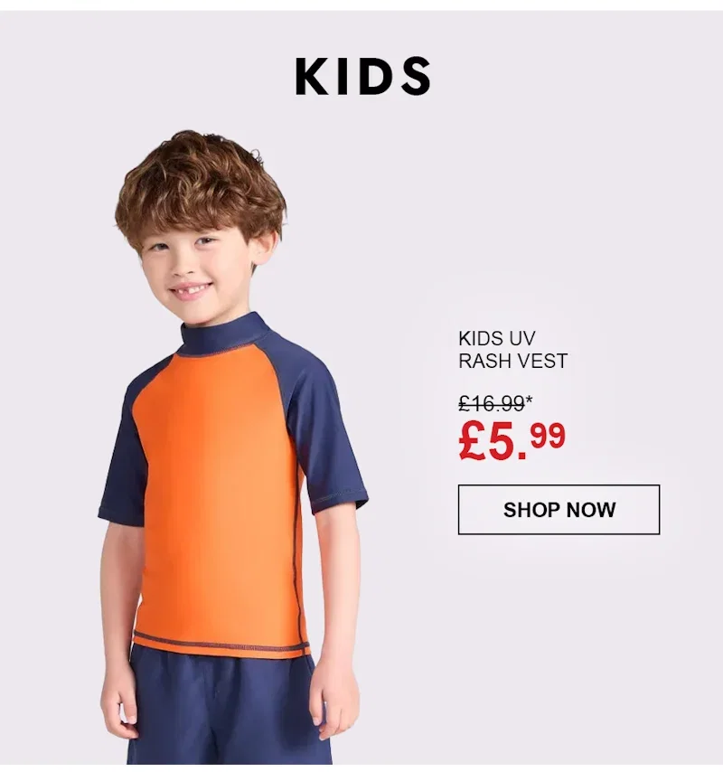 Kids UV Rash Vest