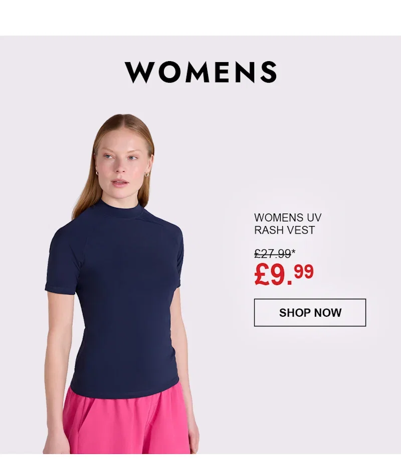 Womens UV Rash Vest