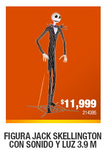 Figura Jack Skellington con sonido y luz 3.9 metros