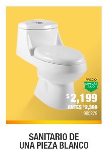 Sanitario de una pieza Blanco