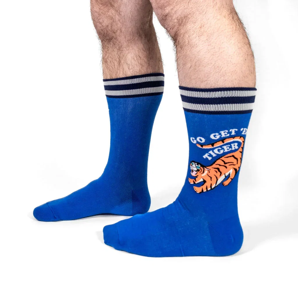Go Get Em’ Tiger Crew Socks