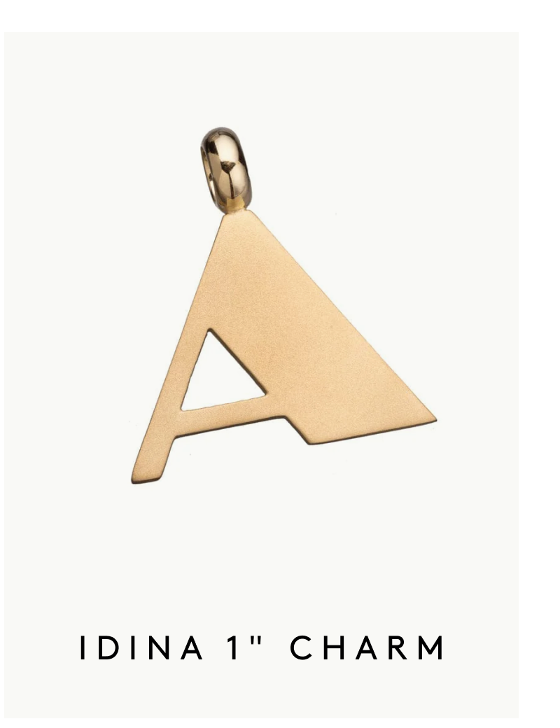 Idina 1" Charm