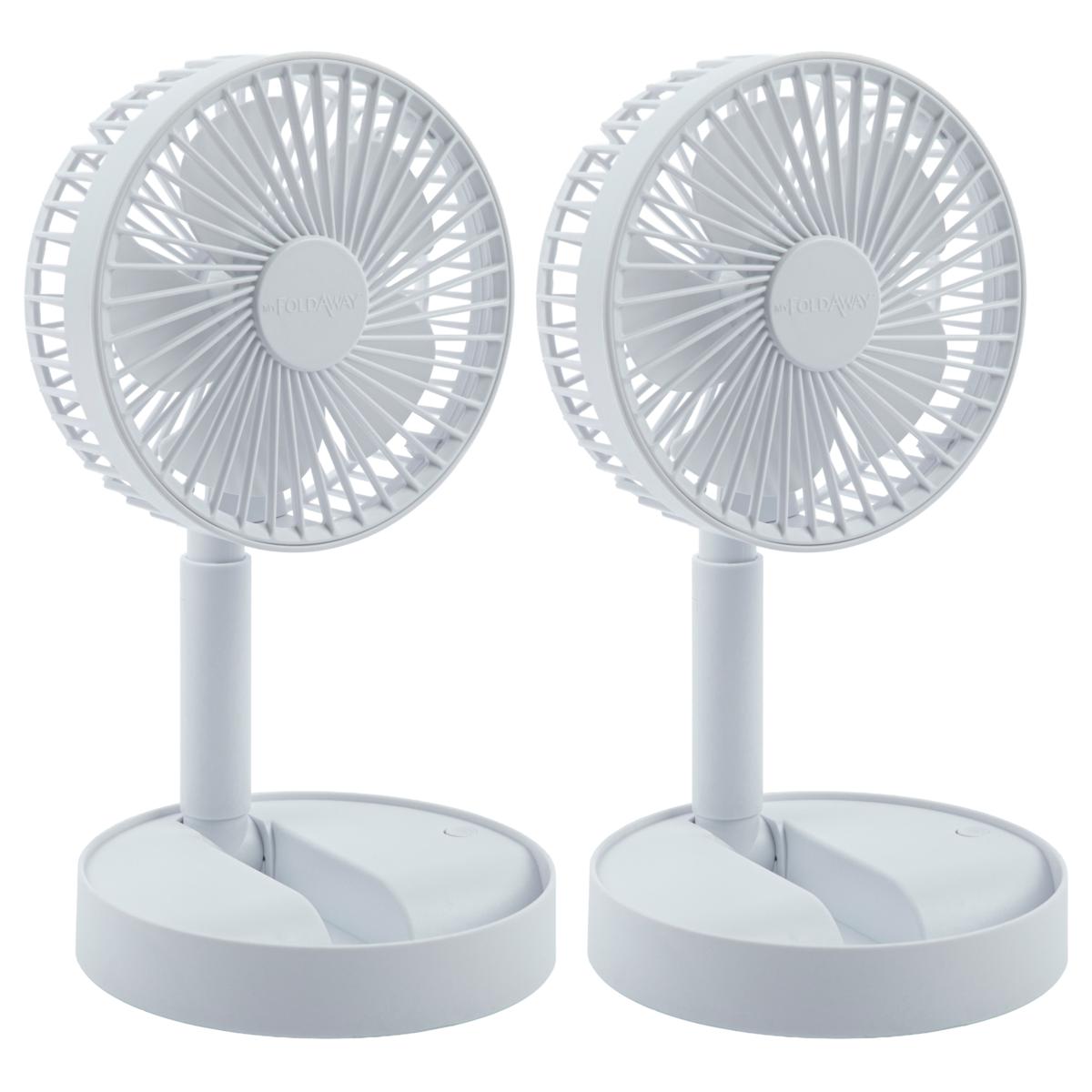 Bell + Howell Set of 2 Foldaway Collapsible Fans