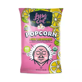  LesserEvil Organic Popcorn, Pink Lemonade
