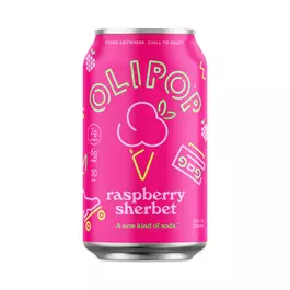  Olipop Prebiotic Soda, Raspberry Sherbet