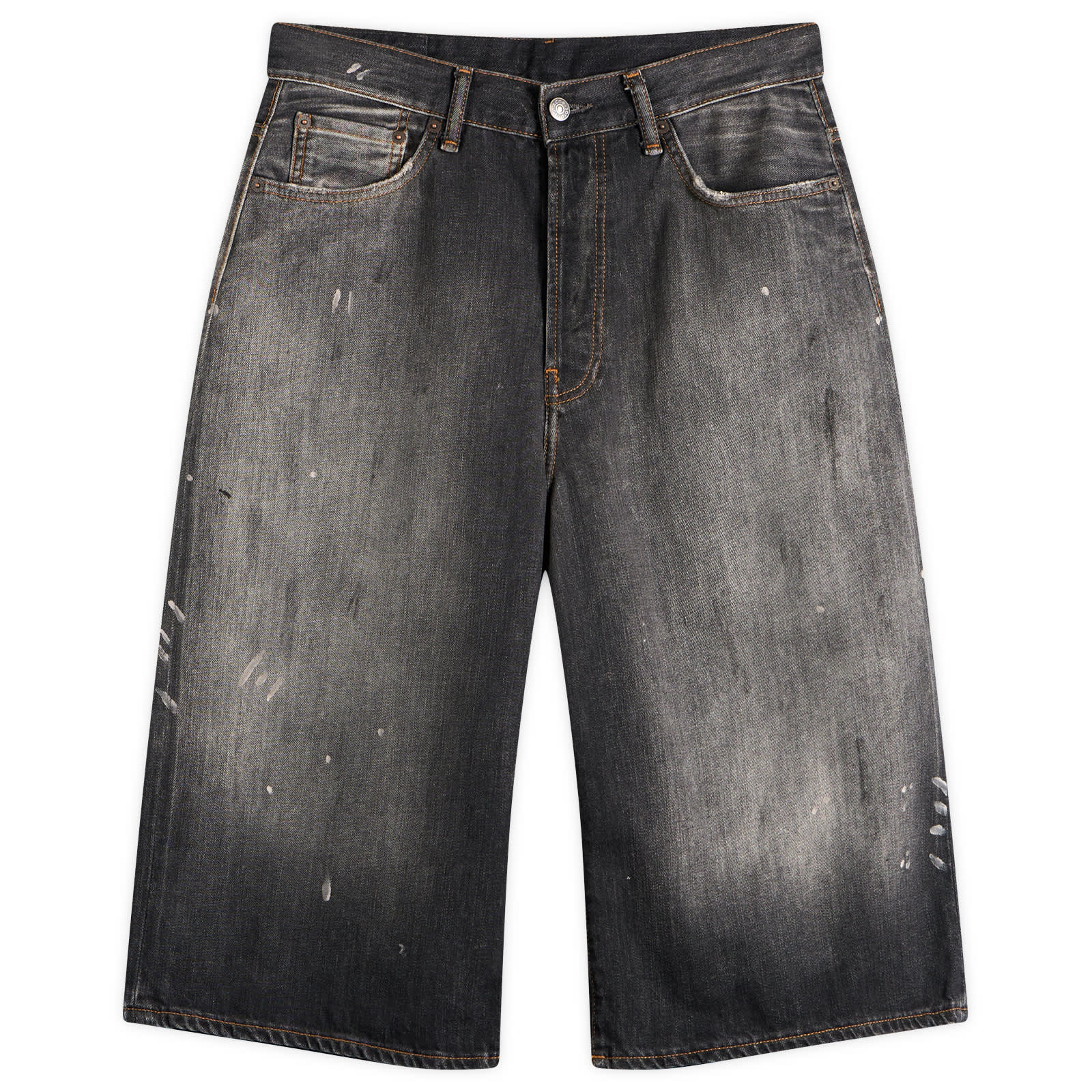 Acne Studios Judda Black Trafalgar Denim Shorts