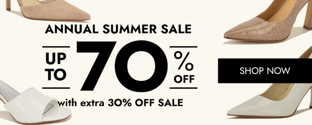 ANNUAL SUMMER SALE UP TO 7O% OFF SHOP NOW OFF with extra 3O% OFF SALE