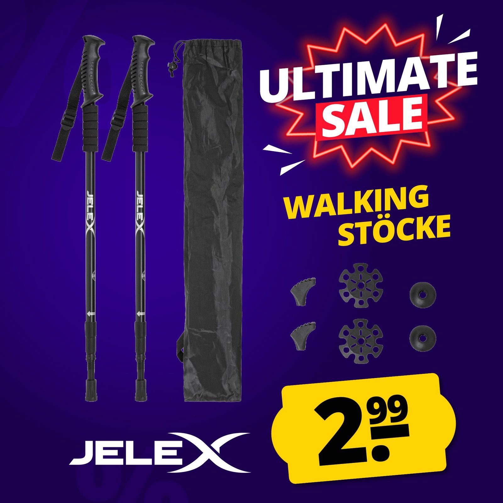 Jelex Walking Stöcke