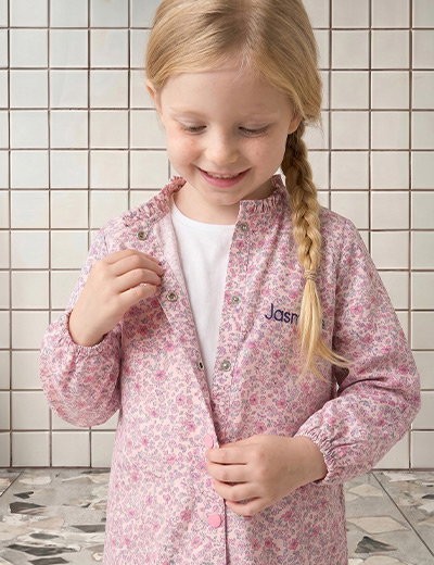 Babero VERTBAUDET personalizable para niña