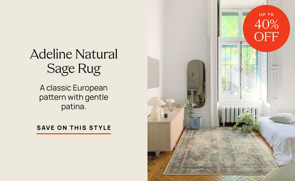 Adeline Natural Sage Rug | Save On This Style 