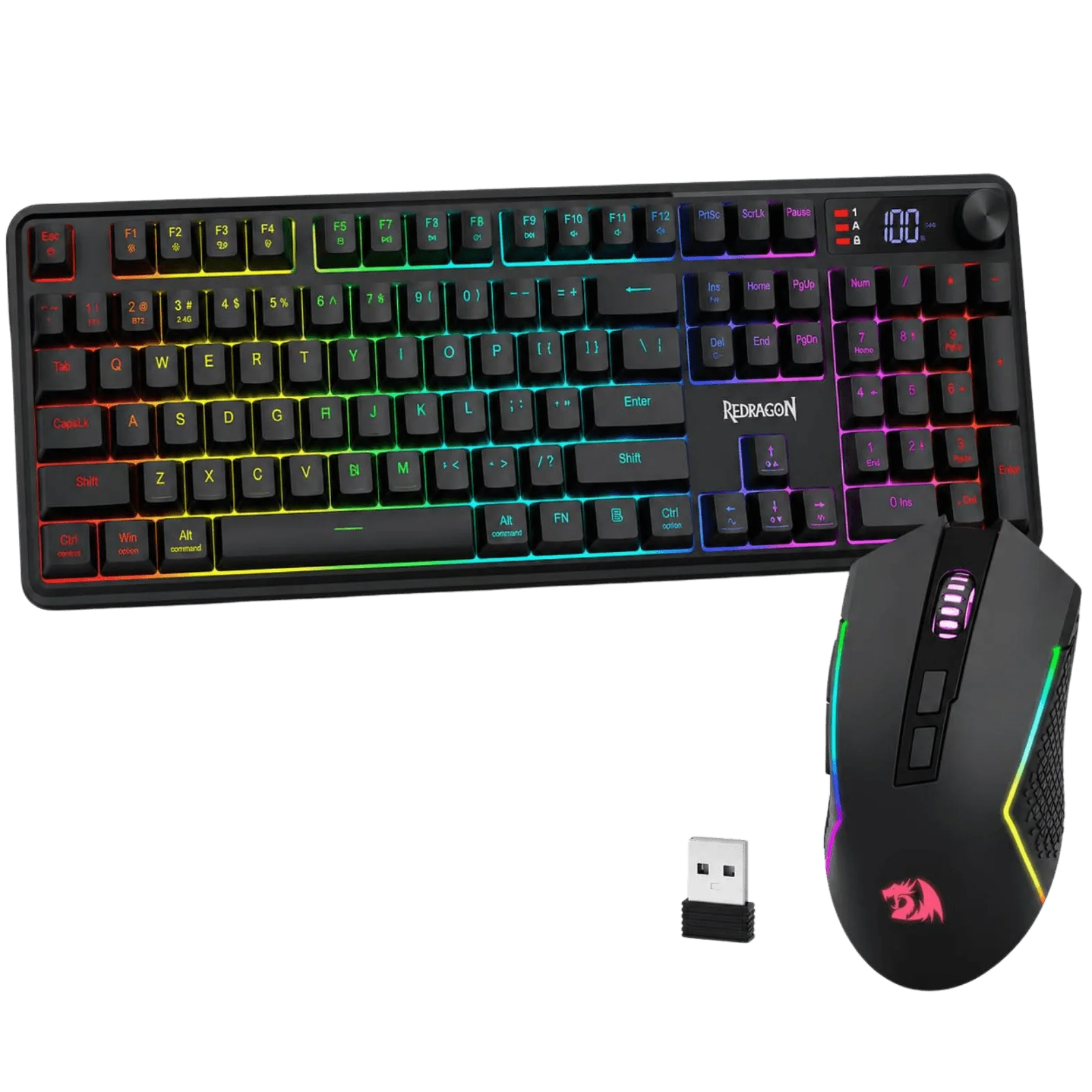 Image of CB204 3-Mode Wireless Gaming Keyboard & Mouse Combo