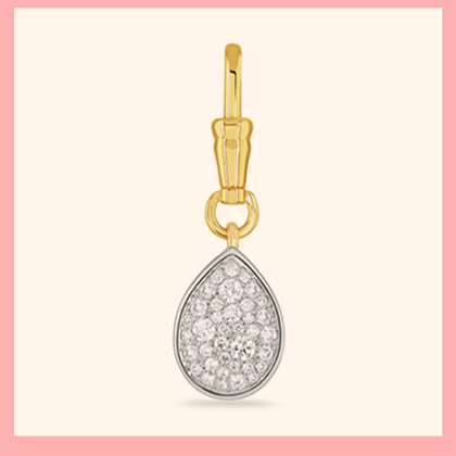 Diamond Reversible Pendant Charm