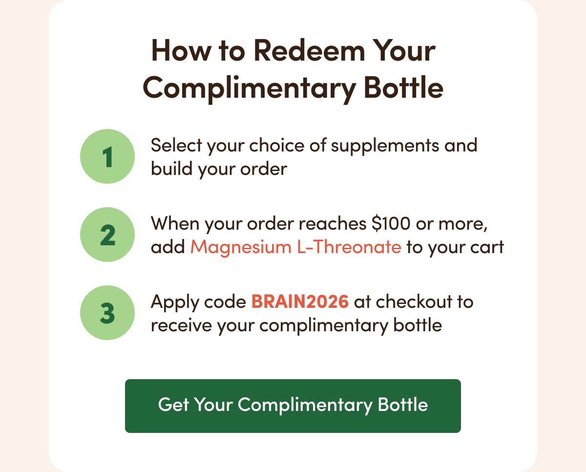 How to Redeem Your Complimentary Bottle