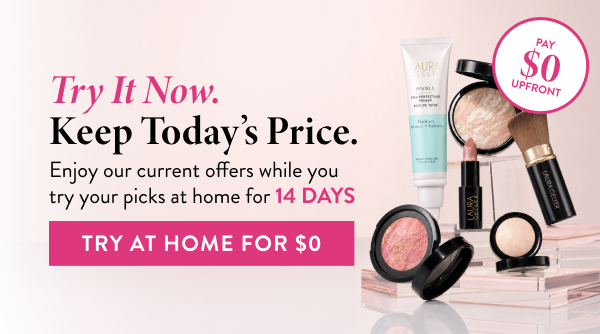 Try it Now. Keep Today’s Price. | Try at Home for $0